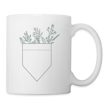 Plantes de poche - Mug blanc - blanc - Droite