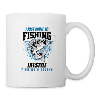 Fishing Lifestyle - Mug blanc - blanc - Droite
