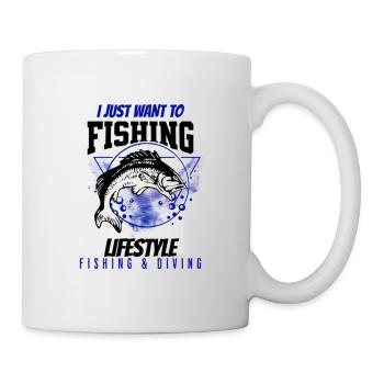 Fishing Lifestyle - Mug blanc - blanc - Droite