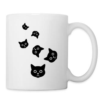 Cat head - Mug - white - Right