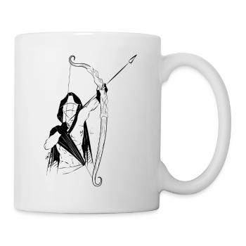 Tir à l’arc - Archer - Mug blanc - blanc - Droite