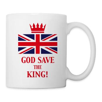 God Save The King! (England, Great Britain, Red) - Mug - white - Right