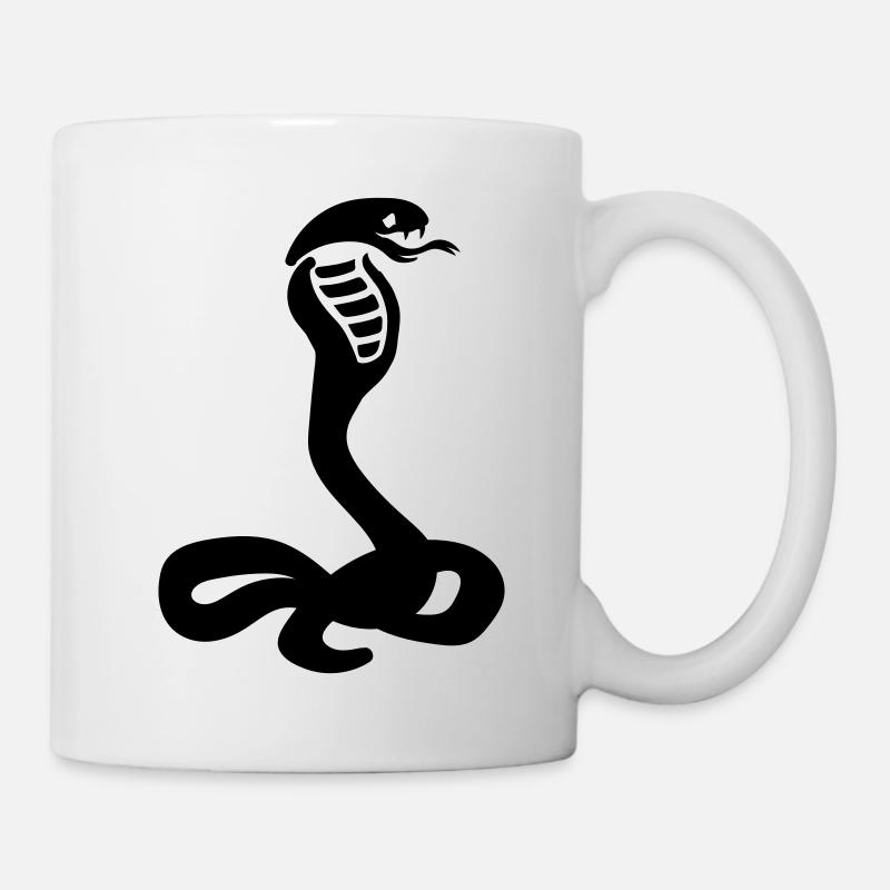Schlange Kobra - Tasse - Weiß