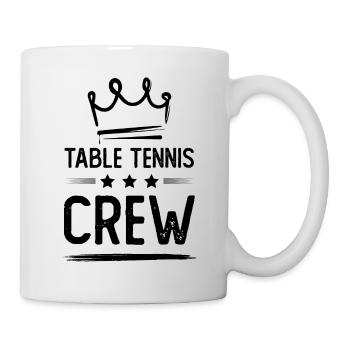 Table Tennis Crew - Tasse - Weiß - Rechts