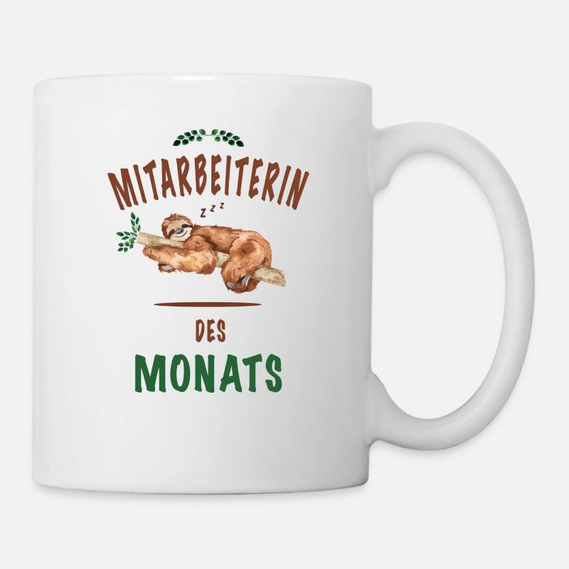 Mitarbeiterin des Monats - Tasse - Weiß