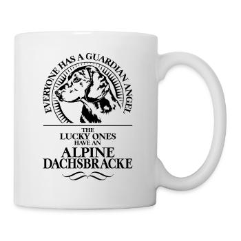 ALPINE DACHSBRACKE Ange Gardien Chiens Wilsigns - Mug blanc - blanc - Droite