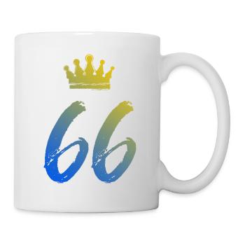 66 Number crown - Mug - white - Right