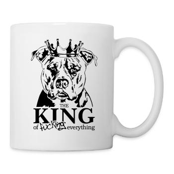 AMERICAN STAFFORDSHIRE King tout Wilsigns - Mug blanc - blanc - Droite