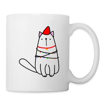 Cat Christmas Innocent - Mug - white - Right