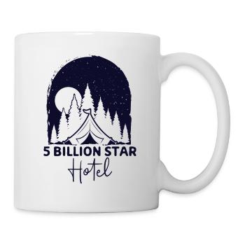 Camping sous les étoiles Camping Caravan Tente - Mug blanc - blanc - Droite