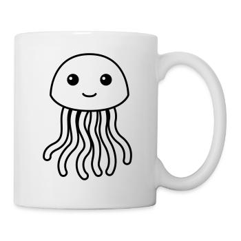 Jellyfish Comic Animal - Mug - white - Right