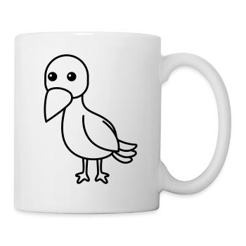 Crow Comic Animal - Mug - white - Right