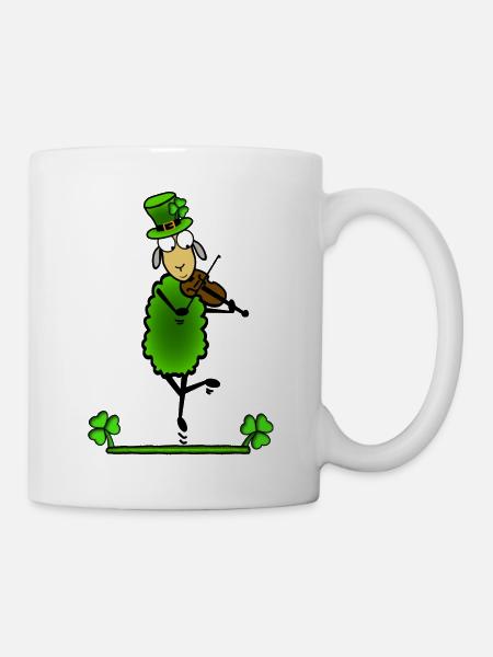 Sheep Violin - Mug - white
