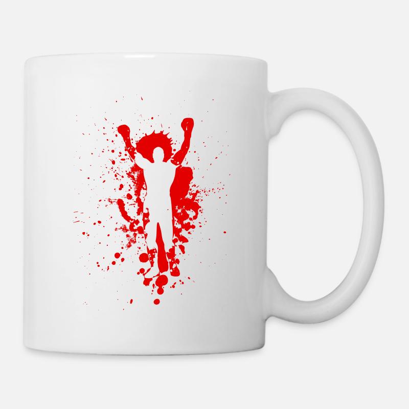 Boxer Rot - Tasse - Weiß