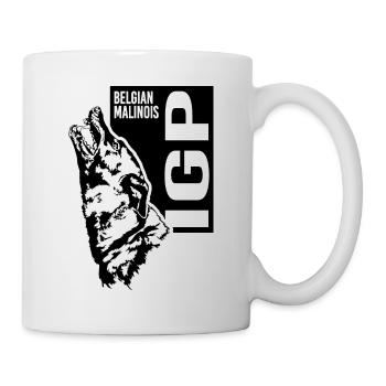 IGP Belgian Malinois Dog Sport Dog Wilsigns - Mug - white - Right