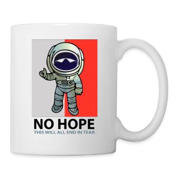 No Hope with Astronaut - Mug - white - Right