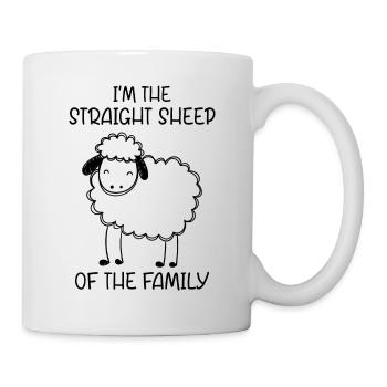 Ich bin das hetero Schaf der Familie - Tasse - Weiß - Rechts