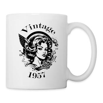 Millésime 1957 - Mug blanc - blanc - Droite