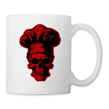 Skull Cook - Mug blanc - blanc - Droite