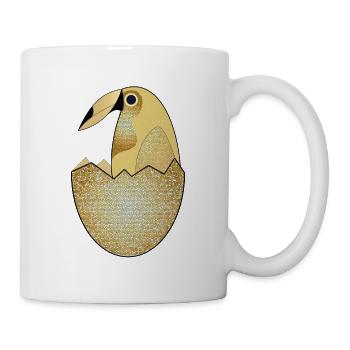 TUCANATA CLASSIC - GOLD EDITION - Mug - white - Right