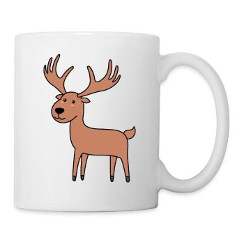 Moose Comic Animal - Mug - white - Right