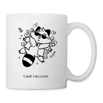 Types de ratons laveurs | Raton laveur - Mug blanc - blanc - Droite