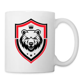 Grizzly Bear Coat of Arms Icon - Mug - white - Right