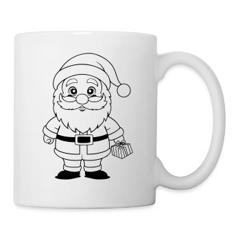 Christmas Man Winter Comic - Mug - white - Right