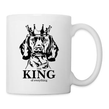 Bavarian Mountain Hound King of everything - Mug - white - Right