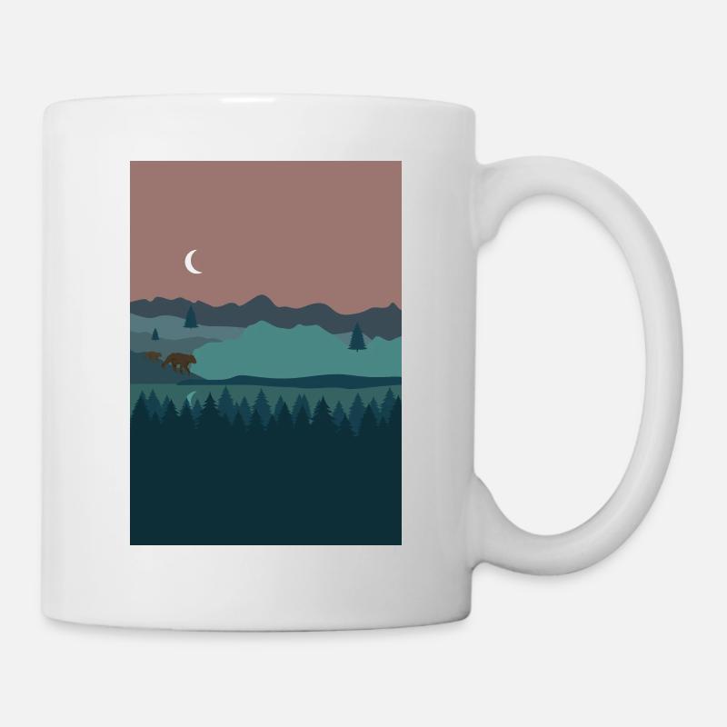 Montagnes de l’Ours - Mug blanc - blanc