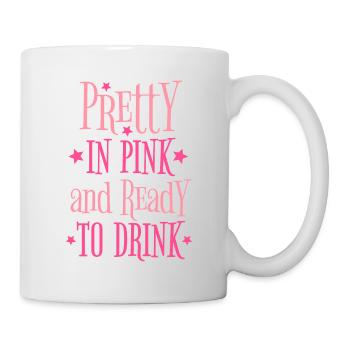 Bachelor Party Alcohol Pretty In Pink Ready To Drink - Mug - white - Right