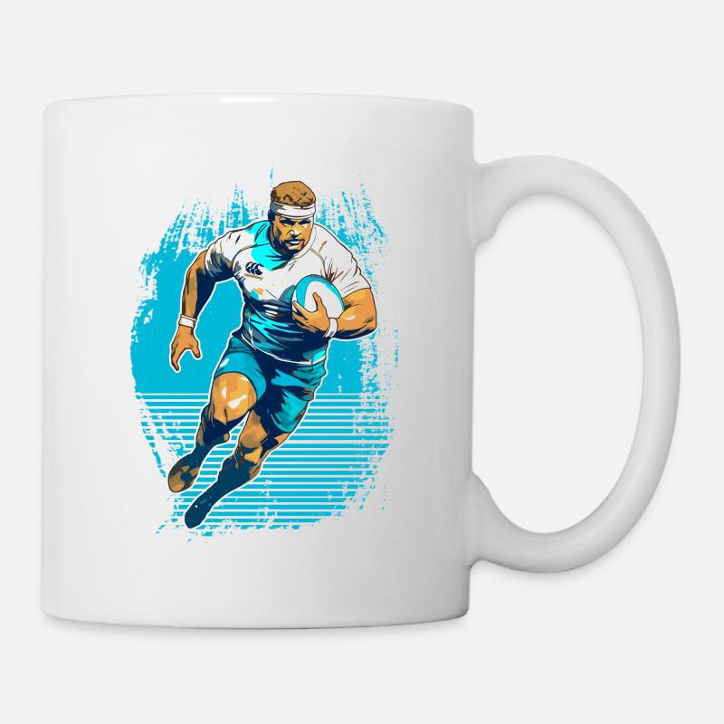 Rugby cadeau chemises droles - Mug blanc - blanc