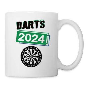 Dart Spieler Darts Team Turnier Mannschaft in 2024 - Tasse - Weiß - Rechts