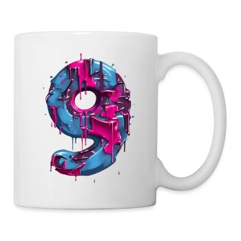 NO. 9 NUMBER 9 COOL 9TH BIRTHDAY - Mug - white - Right