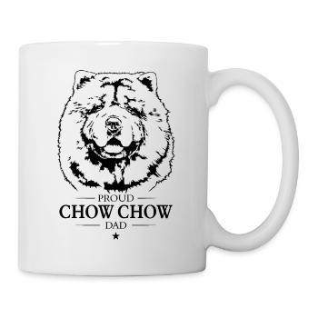Chow Chow Dad Hunde Hund Wilsigns - Tasse - Weiß - Rechts