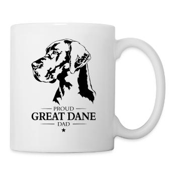 Great Dane Dad Dog Dog Great Dane Wilsigns - Mug - white - Right