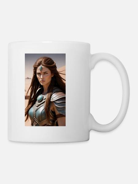 Soldier /Kriegerin - Tasse - Weiß