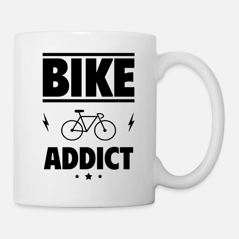 Bike addict,cycling - Mug - white