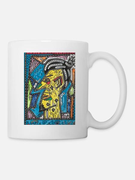 Sage profile (Handmade drawing) - Mug - white