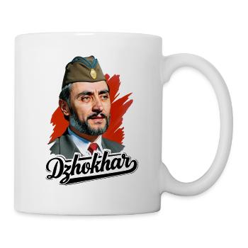 Dzhokhar Dudaev Design - Tasse - Weiß - Rechts