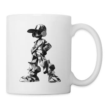 Hip Hop Rap Dude - Mug - white - Right