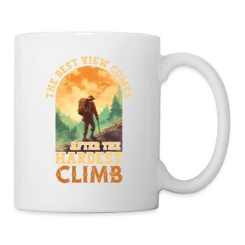 Randonnée Randonneurs Montagne Alpinisme Escalade Nature - Mug blanc - blanc - Droite