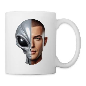 Programme d’hybridation humaine hybride extraterrestre - Mug blanc - blanc - Droite