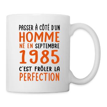 40th Birthday - Born in September 1985 - Mug - white - Right