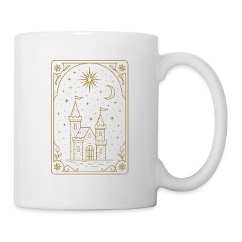 Tarot Card Castle Tower Night - Mug - white - Right