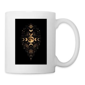 Full Moon Portal - Cosmic Alignment - Tasse - Weiß - Rechts