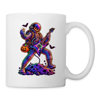 KOSMISCHER ROCKER | Trick oder Riff - Tasse - Weiß - Rechts