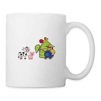 Landwirt Bauer - Tasse - Weiß - Rechts