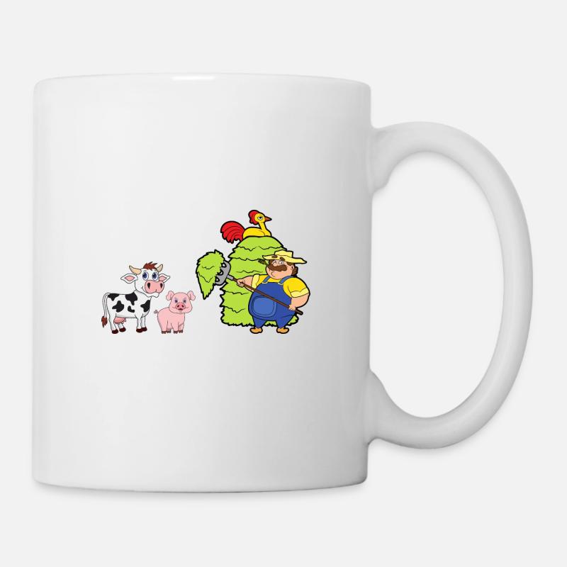 Landwirt Bauer - Tasse - Weiß