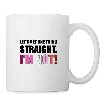 Lesbian LGBT Gay Pride Rainbow CSD Love - Tasse - Weiß - Rechts